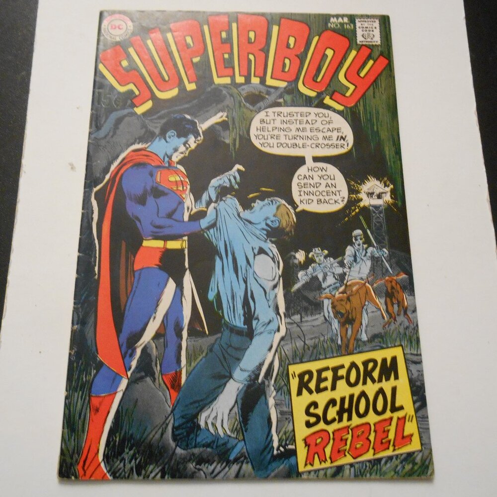 SUPERBOY # 163 REFORM SCHOOL REBEL WRITTEN BY FRANK ROBBINS NEAL ADAMS COVER